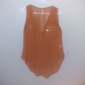 ✨Sheer sleeveless tank top